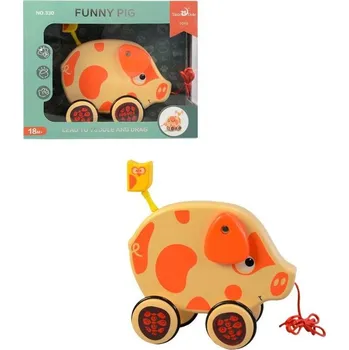 Prasátko se šňůrkou, 17 cm