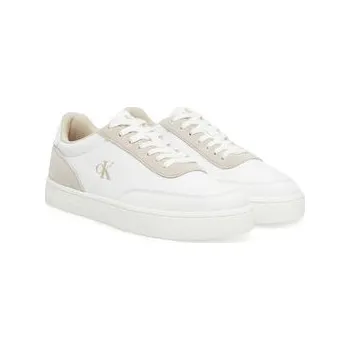 Pánské tenisky Sneakersy Calvin Klein Jeans Classic Cupsole Mg Canvas YM0YM01218 Bílá 43
