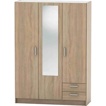 Šatní skříň Skříň Kondela Betty 7 BE07-001-00 136 x 190 x 50,6 cm dub sonoma
