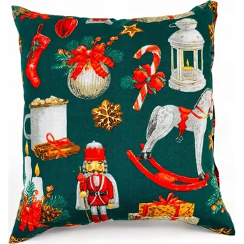 Povlak na dekorativní polštářek Vánoční povlak na polštář na polštář 40x40 sváteční dárek dekorativní ozdoby