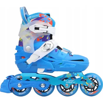 Kolečkové brusle Dívčí nastavitelné Kolečkové Brusle Kolečkové Brusle Flying Eagle S6C modré 28-32 let