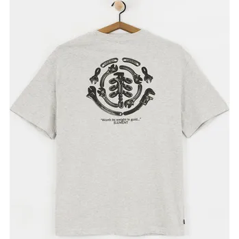 Element Iron Works (mid grey heather) XL, bílá