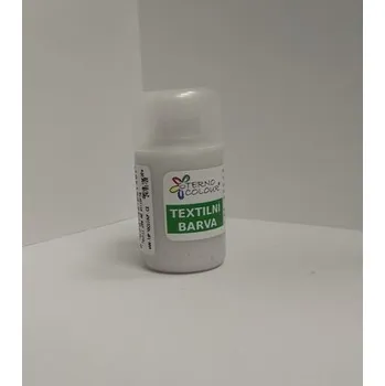 Výtvarná barva Barva na textil 20 g - odstín č.56 - lasturová stříbrná