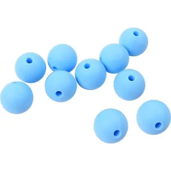 Příze Silikonový korálek 12mm Světle modrý (Silikonový korálek 12mm Světle modrý)