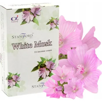 PŘÍRODNÍ VONNÉ KUŽELY smyslné bílé pižmo