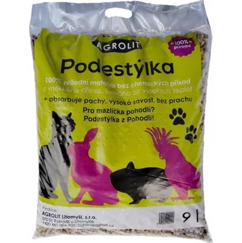 Podestýlka pro hlodavce Podestýlka AGROLIT 9 l dřevité pelety