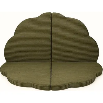 Hrací deka Khaki dětská hrací podložka 160x160 cm – Meowbaby ID_1822022