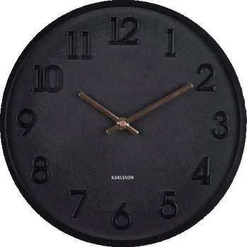 Hodiny Nástěnné hodiny, moderní do obýváku, jídelny černé CALMA