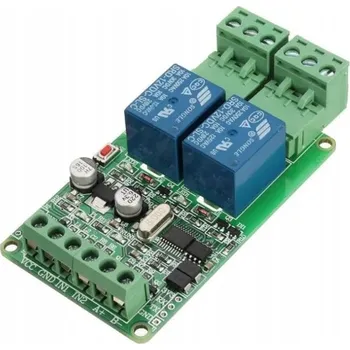 Relé Reléový modul Hadex 2kanálový Modbus RTU RS485 7-24 V DC