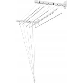 Sušák na prádlo Stropní nebo nástěnný sušák na prádlo 120 cm, šňůry 7 m, 44c