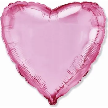 Balónek Srdce světle růžové 18" - 45 cm Flexmetal /BALENÍ