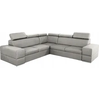 Sedací souprava Rohová Sedací Souprava Kondela látka šedá