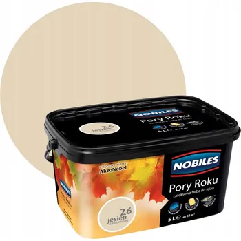 barva na zeď Barva latexová barva Nobiles 5 l Podzimní Kamionková 26 mat