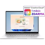 ASUS NTB Zenbook 14 OLED (UX3405CA-OLED237W), Ultra 7-255H, 14" 1920 x 1200, 16GB, 1TB SSD, Intel Arc, W11 Home, Silver