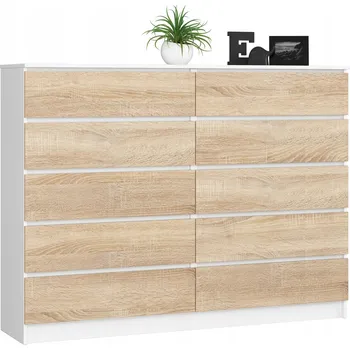 Komoda Komoda Akord 160 x 40 x 121 cm bílá