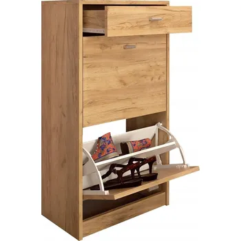 Botník Kondela 50 x 92 x 28 cm dub craft