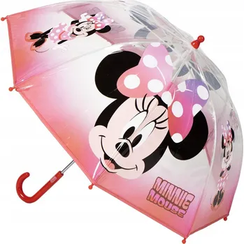 Dětský průhledný deštník Minnie Mouse 0859