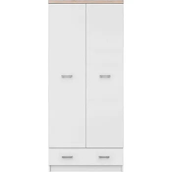 Šatní skříň Skříň Kondela Topty 80 x 183 x 57 cm bílá