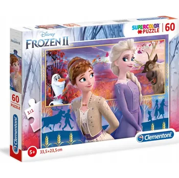 Puzzle Clementoni 60 dílků Puzzle 60 Super barevné Ledové Království 2 (Frozen 2)