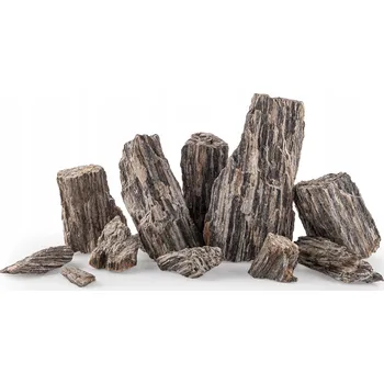 Dekorace do akvária 24 kg Břidlice Dřevitá Sada Kamenů do Akvária