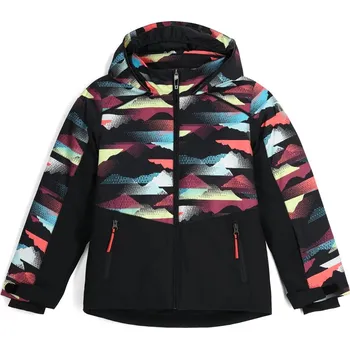 Chlapecká bunda Dětská bunda Spyder Conquer Jacket Multi Mountain Print 38SJ075406-MMP 25/26 12