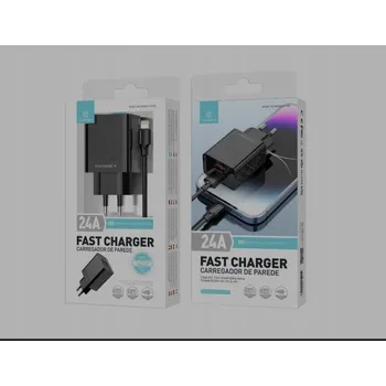 Nabíječka na telefon Techancy 2x USB kabel pro iPhone Rychlonabíječka