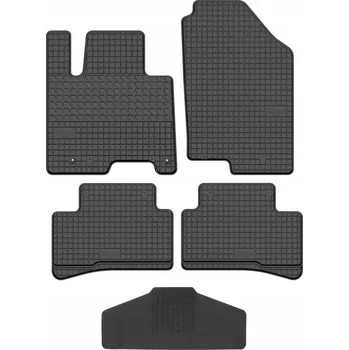 autokoberec Gumové autokoberce Edecor, sada 5 kusů