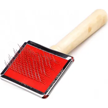 Rozčesávací kartáč / hřeben na macrame 4,5x6 cm