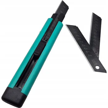 Pracovní nůž NŮŽ NA TAPETY NŮŽ SE 3 ODLAMOVACÍMI ČEPELEMI SK5 TAPECIAK ODLAMOVACÍ ČEPEL 18 mm