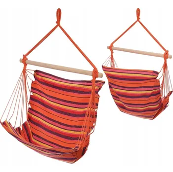 Houpací křeslo brazilské 100x100cm oranžové