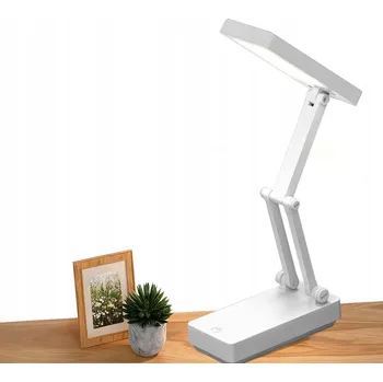 Lampička LED stolní lampička bílá