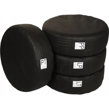 autokoberec Obaly na kola PW TS 13-16 palců černé 4 kusy