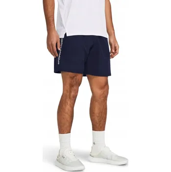 Pánské kraťasy UNDER ARMOUR ŠORTKY WOVEN WORDMARK NAVY vel. S
