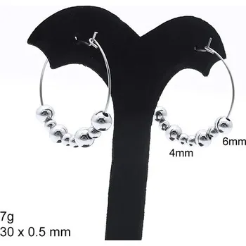 Náušnice Náušnice - Kruhy - 30 x 0.5 mm - 7g