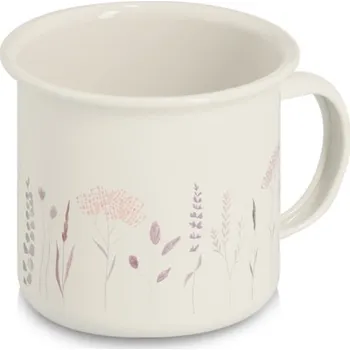 ZELLER Kovový hrnek motiv Květiny 320ml, 9x8cm