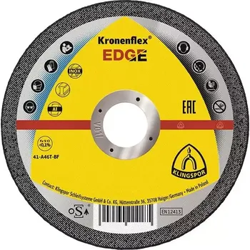 Řezný kotouč Kotouč řezný EDGE Special 115x1,2mm rovný v plastovém boxu KLINGSPOR bal. 25ks