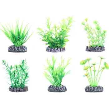 Akvaristika Rostlina plast Fiji Flamingo mix 9 cm