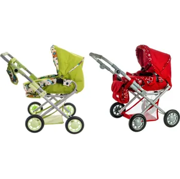 Kočárek pro panenku Kočárek Magda trojkombinace 42x65x68cm pro panenky 2 barvy