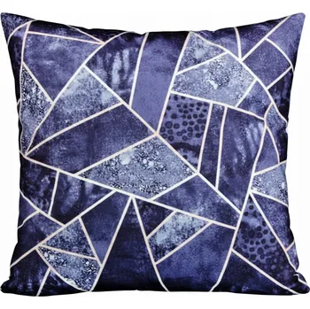 Polštář Polštář TRIANGLE modrá 45x45 cm Varianta: Povlak na polštář, 45x45 cm