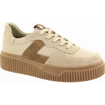 Dámské tenisky LOOKE Dámské béžové kožené tenisky L0887-18-BEIGE-245 Velikost 41