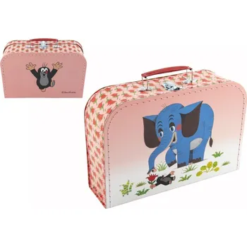 Školní kufřík Šitý Kufřík/Kufr Krtek a slon 30x21x9,5cm