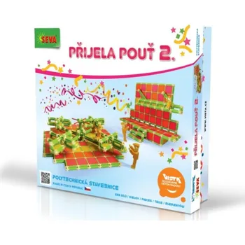 Stavebnice Seva Stavebnice SEVA Přijela pouť 2 plast 34,5x32,5x8cm