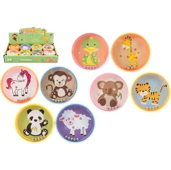 Hlavolam Hlavolam s kuličkami plast zvířátka 5,5cm 8 druhů