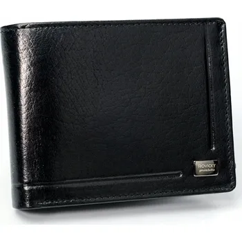 Peněženka Peněženka Rovicky , přírodní lícová kůže, černá - muž