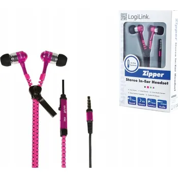 Sluchátka Sluchátka do uší Logilink Zipper