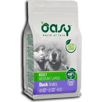 Krmivo pro psa Oasy DUCK Anatra ADULT M/L Krmivo pro dospělé psy s kachnou 12 kg