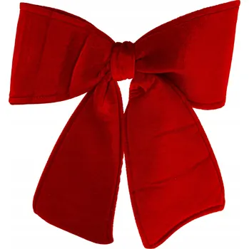 Vánoční dekorace Mašle Mašle na vánoční stromeček, zábradlí, věnec ČERVENÁ 22cm | DÁREK