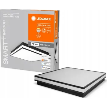 Kvadratový stropní reflektor Ledvance černý