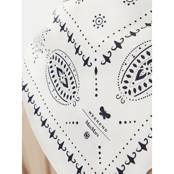 Šátek Šátek Weekend Max Mara Siam 2525546054 Bílá OS