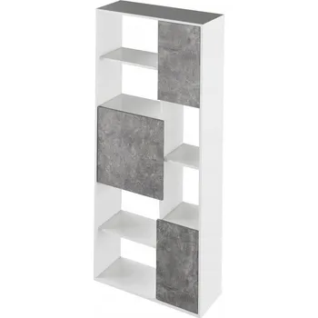 Knihovna Regál Kondela 80 cm x 180 cm x 30 cm bílý